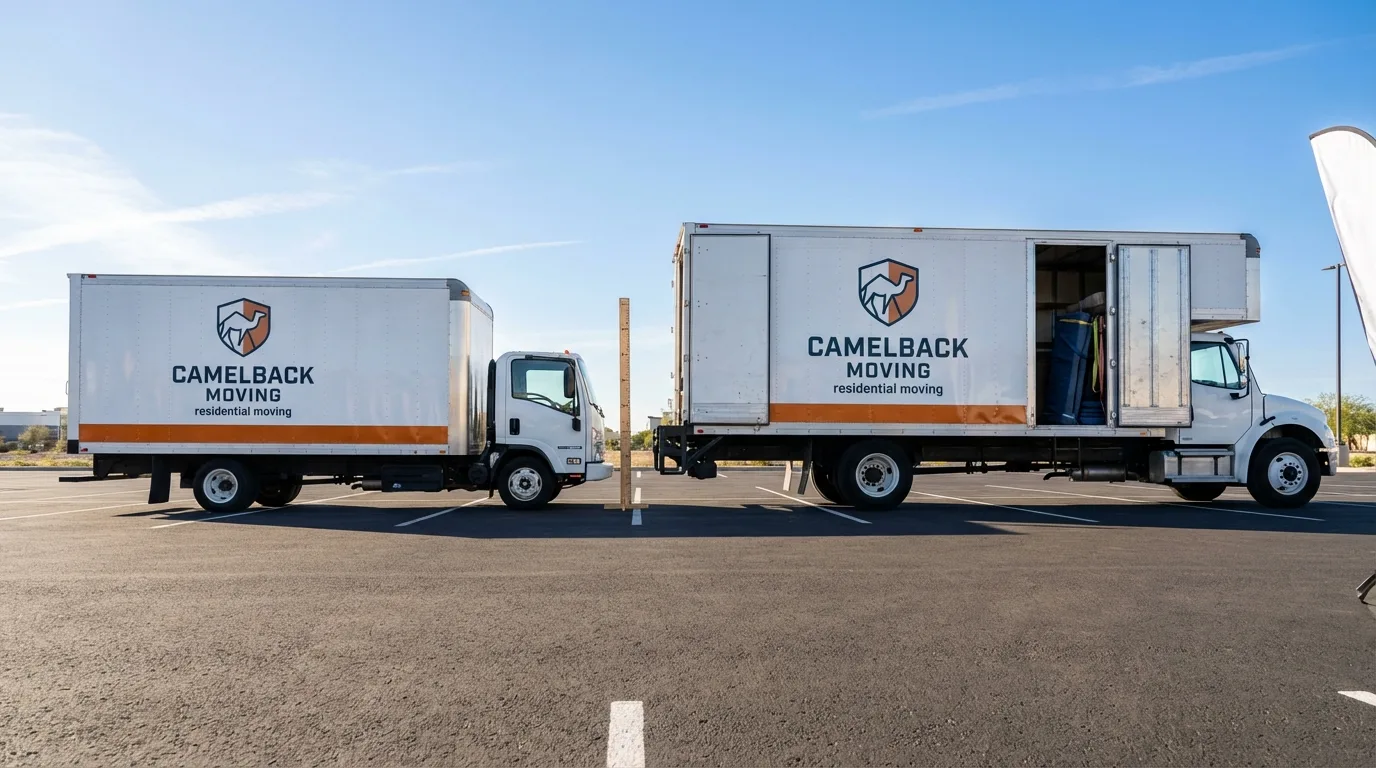Moving truck size capacity guide in Falls Creek